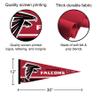Atlanta Falcons Pennant Banner Flag view 2