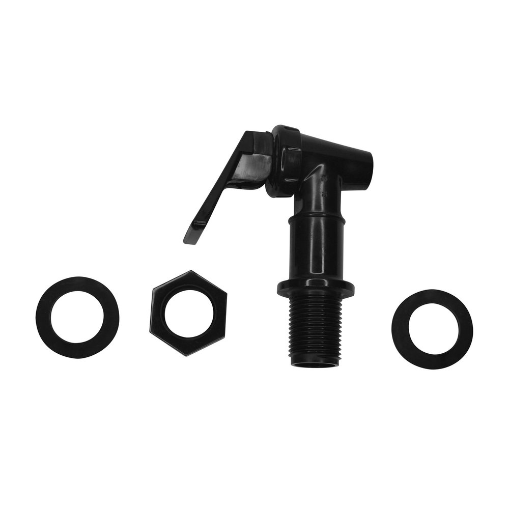 Tomlinson Replacement Cooler Faucet, 4 Colors and Multiple Pack Available (12, Black)