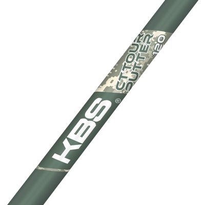 KBS CT Tour Putter Shaft (.355 Tapered Tip, Stiff, Right Hand, Military Green)