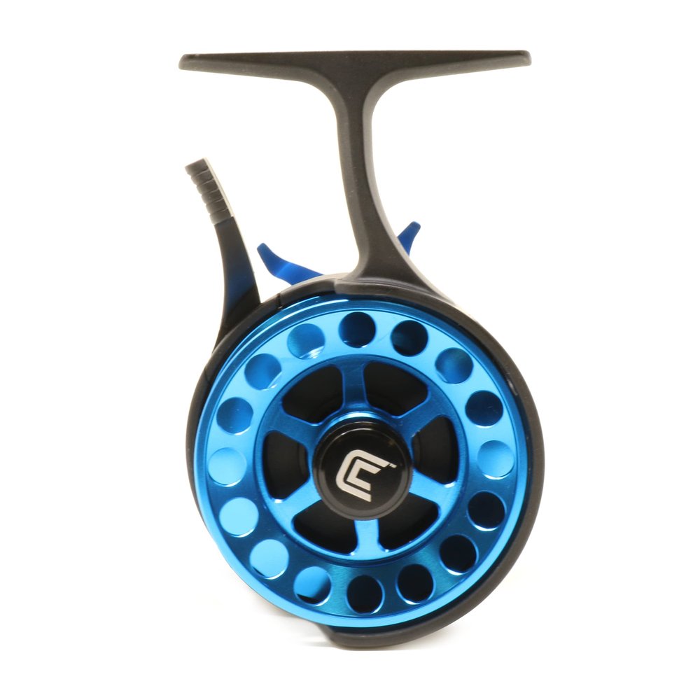 CLAM 15503 Gravity Elite Ice Fishing Reel Ultra-Light Graphite/CNC, 3.6:1 Gear Ratio, 3+1 Bearings, Right-Hand Retrieve