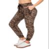 ALWAYS Women Animal Jogger Pants - Super Skinny Fit Lightweight Premium Soft Stretch Drawstrings Pockets Pants 377 2XL