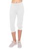 ALWAYS Womens Capri Jogger Sweatpants with Pockets  Super Soft Stretch Lounge Pants, Casual Joggers for Women, Yoga Workout & Daily Wear, White 3XL view 3