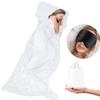 Cozysilk 100% Mulberry Silk Sleeping Bag Liner - 19 Momme Silk Single Size Sleep Sack, Lightweight Travel and Camping Sheet for Hotel (White, Single Luxury - 41 x 87 inch) view 1