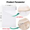 Cozysilk 100% Mulberry Silk Sleeping Bag Liner - 19 Momme Silk Single Size Sleep Sack, Lightweight Travel and Camping Sheet for Hotel (White, Single Luxury - 41 x 87 inch) view 3