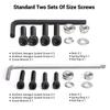 TOBWOLF 1 Pair Mini Bike Rear Pedals, 3.1x1.6 in / 8x4cm Aluminium Alloy Folding Bike Pegs, Non-Slip Bicycle Footrests, Foot Plates Pedals for Folding Mountain Bike, Foldable Bicycle view 3