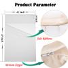Cozysilk 100% Mulberry Silk Sleeping Bag Liner - 19 Momme Silk Single Size Sleep Sack, Lightweight Travel and Camping Sheet for Hotel (Light Grey, Single Luxury - 41 x 87 inch) view 2