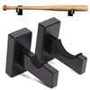 TOBWOLF 2PCS Baseball Bat Display Case, Baseball Bat Hanger Holder, Wall Mount Baseball Bat Horizontal Rack, Baseball Bat Bracket - Black view 1
