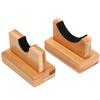 TOBWOLF Baseball Bat Display Case - 2PCS Sturdy Stand, Horizontal Rack, Burlywood view 1