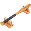TOBWOLF Baseball Bat Display Case - 2PCS Sturdy Stand, Horizontal Rack, Burlywood view 2