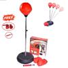5 Star TD Freestanding Punching Bag with Stand, Boxing Gloves, Adjustable Height (48-58 Inches), Red view 3