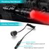 WINDFIRE Red Light Hunting Flashlight 350 Yards Coyote Hog Predator Lights USB Rechargeable Tactical Flashlights with Picatinny Rail Mount, Remote Pressure Switch view 2