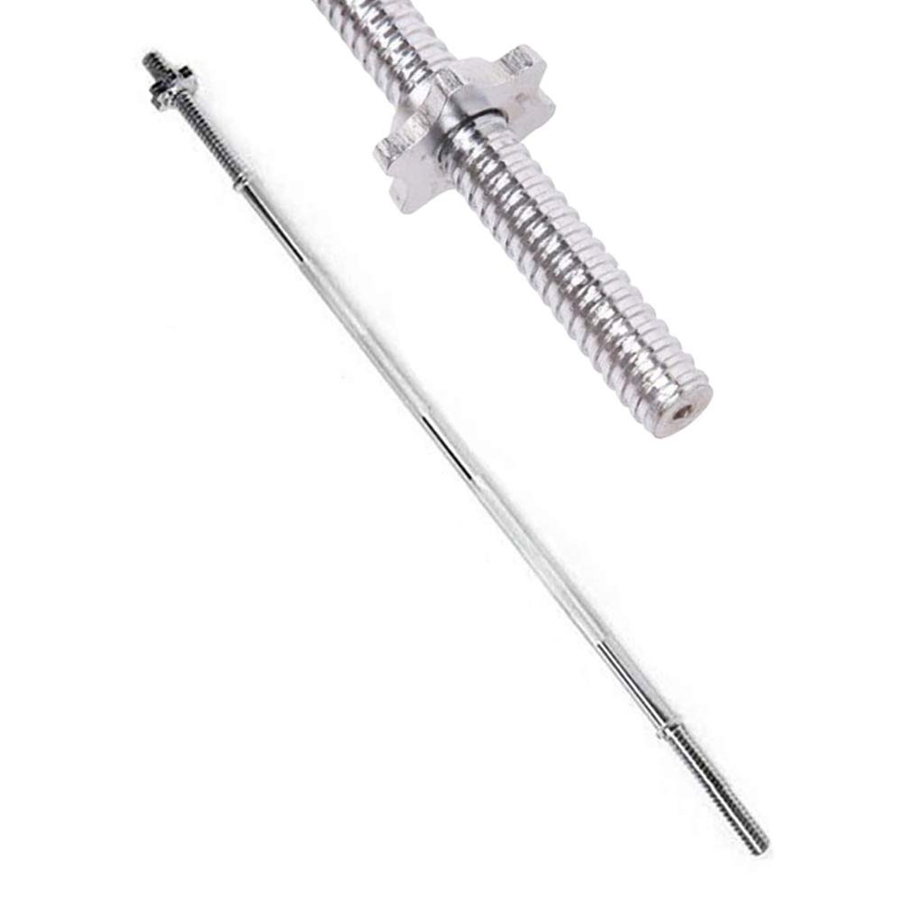 4ft - Curl Barbell Bar - 1 Inch Diameter Weightlifing Bar with 2 x Nuts,Straight