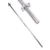 4ft - Curl Barbell Bar - 1 Inch Diameter Weightlifing Bar with 2 x Nuts,Straight view 1