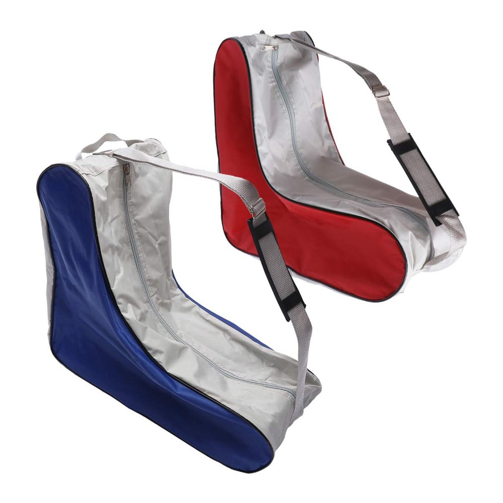 BESPORTBLE 2pcs Roller Skate Bag Quad Skate Shoe Bag Large Capacity Skating Triangle Handbag for Men Women Outdoor Sports