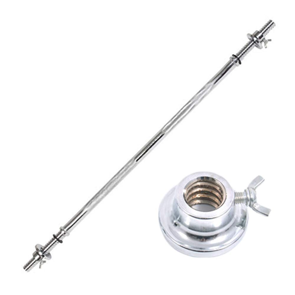Barbell Weightlifting Straight & Curl Bar, 4ft / 5ft Length Suitable for 1 inch / 25mm Diameter Weight Panel, Max Load 120kg, Chrome-Plated Knurled Handle,Straight,5ft