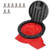 Kayak Hatch Cover, Non Slip Round Sealing with Storage Bag Hatch Cover Lid for Kayakers Boaters Outdoor Enthusiasts Waterproof Storage view 1
