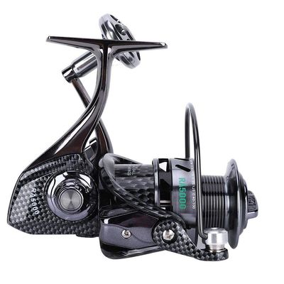 Tbest Reel, All Metal Ultra Smooth Powerful Folding Rocker Arm Saltwater Wheel Fishing Reel Tool (RA5000)