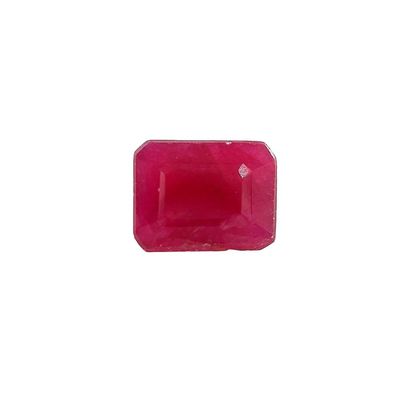 2.36 Cts of 6.0x8.0 mm AAA Emerald Dyed Ruby (1 pc) Loose Gemstone