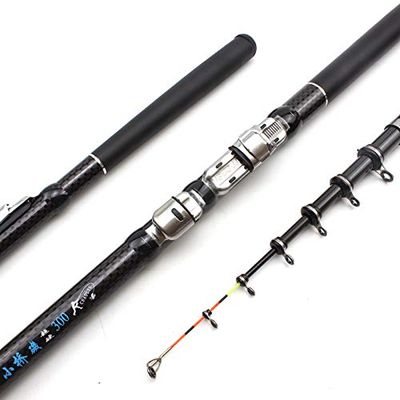 None Branded 1.8m 2.1m 2.4m 2.7m 3.0m Ultralight Spinning Fish Rod Telescopic Rock Fishing Rods Carp Feeder Rod Spinning Rods Fishing Tackle (304 cm)