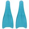 Flow Premium Rubber Long Fins for Swim and Lap Training - Youth Sizes for Kids, Young Men, and Women (XXXXS 10-12 (Aqua)) view 3