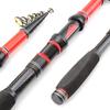 None Branded New 1.8M-3.0M Ultrashort Fishing Spinning Rod Carbon Fishing Pole Telescopic Travel Fish Rods Tackle Lure 30-60g (2.1 m) view 1
