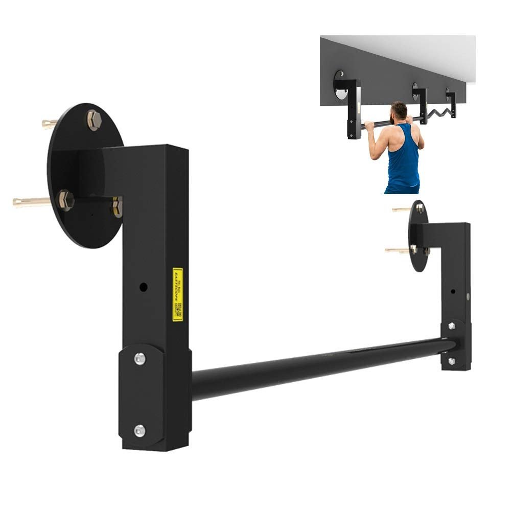 Pull Up Bars HUAHUA Wall-Mounted Fitness, Home Gym Strength Training Sports Equipment, Safe and Reliable, Load 300kg, 2 Sizes (Color : Style2, Size : 98cm)