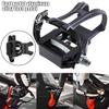 Arinda Spin Exercise Bike Pedals Pedal for Clipless Toe Cage and Strap for Shoes Indoor Cycling Heavy Duty 9/16 Inch Thread for Fitness Bicycle view 2
