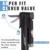 GIYO Mini Bike Pump, Portable Compact Bicycle Pump with Pressure Gauge, Tire Repair Kit, Perfect for Presta & Schrader Frame Mount for Road, Mountain & BMX Cycling, Ball Pump with Needle 120 PSI view 2