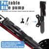 GIYO Mini Bike Pump, Portable Compact Bicycle Pump with Pressure Gauge, Tire Repair Kit, Perfect for Presta & Schrader Frame Mount for Road, Mountain & BMX Cycling, Ball Pump with Needle 120 PSI view 4