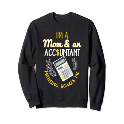 Accountant Mom Shirt Funny Accounting Mother Quote Gift Sweatshirt