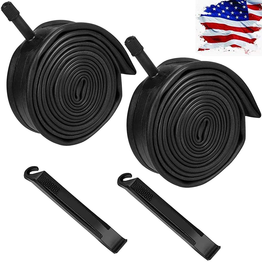 26 Inch Bike Tube 26x2.125 Bicycle Tube 26x1.90/26x1.95 Bike Tire Tube Replacement Bike Tube Road Bicycle Inner Tube Mountain Bike Inner Tube (26in Bike Tube 2pcs)