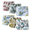 Family Feeling 6 Packs Big Boys' Cotton Boxer Brief Underwear Size 8 view 1