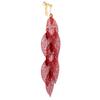 Grace Jun Handmade Multi-layer Dangle Drop Earrings and Clip on Earrings No Pierced for Women (Gold Red Clip-ons 7 Leaf) view 4