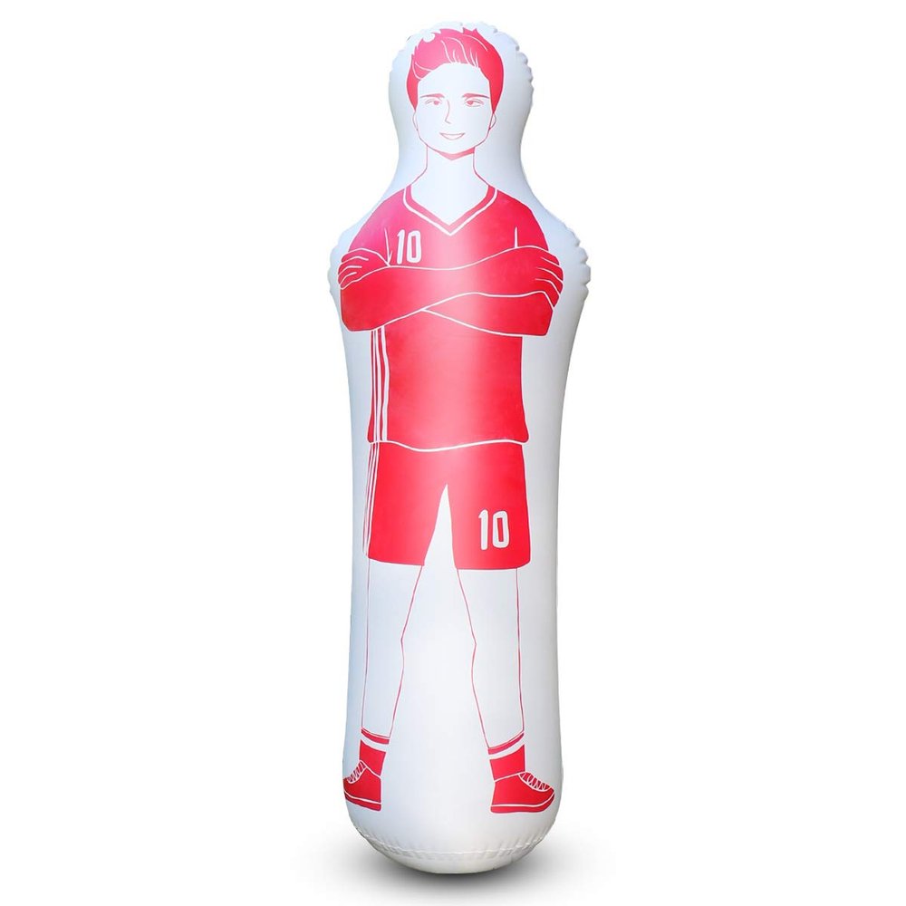 SUNSHINE-MALL Inflatable Soccer Dummy Goalkeepr Air Mannequin Free Kick Defender Wall Goalkeeper Defender Training for Children Adult