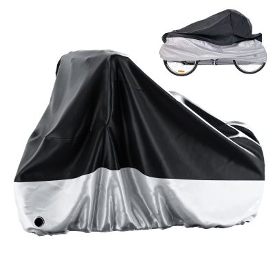 MOONCOOL Adult Tricycle Cover Trike Cover, 3 Wheeled Bicycle Bike Cover for Outdoor Storage Waterproof, Dust Wind Proof for Bikes