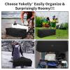 42 Inch Canvas Duffel Bag 150L Extra Large Luggage Duffle for Travel Sport and Camping - Black view 2