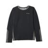 Columbia Kids Omni-Heat 3-D Knit Crew (Little Kids/Big Kids) Black/City Grey XL (18-20 Big Kids) view 1
