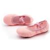 Auhoho Girls Breathable Canvas Ballet Practice Shoes Yoga Shoes for Dancing 11 M US Little Kid,Light Pink view 3
