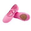 Auhoho Girls Breathable Canvas Ballet Practice Shoes Yoga Shoes for Dancing 11 M US Little Kid,Pink view 1