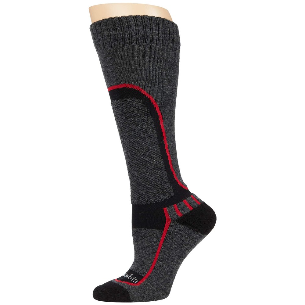 Columbia Ski - Ski Slope Over the Calf 1-Pack Black 1 MD (US Men's Shoe 6-9, Women's Shoe 8-11.5)