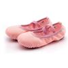 Auhoho Girls Breathable Canvas Ballet Practice Shoes Yoga Shoes for Dancing 11.5 M US Little Kid,Light Pink view 4