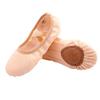 Auhoho Girls Breathable Canvas Ballet Practice Shoes Yoga Shoes for Dancing 13 M US Little Kid,Skin Color view 1