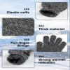 Cooraby 3 Pairs Kid's Winter Gloves Thick Warm Knitted Gloves Children Cold Weather Gloves view 2