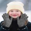 Cooraby 3 Pairs Kid's Winter Gloves Thick Warm Knitted Gloves Children Cold Weather Gloves view 4