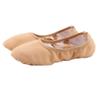 Auhoho Girls Breathable Canvas Ballet Practice Shoes Yoga Shoes for Dancing 12 M US Little Kid,Camel view 1