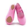 Auhoho Girls Breathable Canvas Ballet Practice Shoes Yoga Shoes for Dancing 2 M US Little Kid,Pink view 4