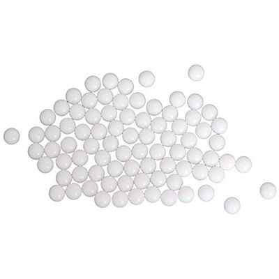 1/4'' (6.35mm) 100pcs Delrin Polyoxymethylene (POM) Solid Plastic Bearing Balls