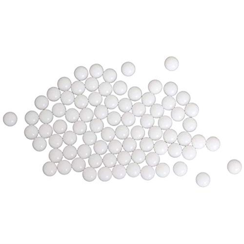1/4'' (6.35mm) 100pcs Delrin Polyoxymethylene (POM) Solid Plastic Bearing Balls