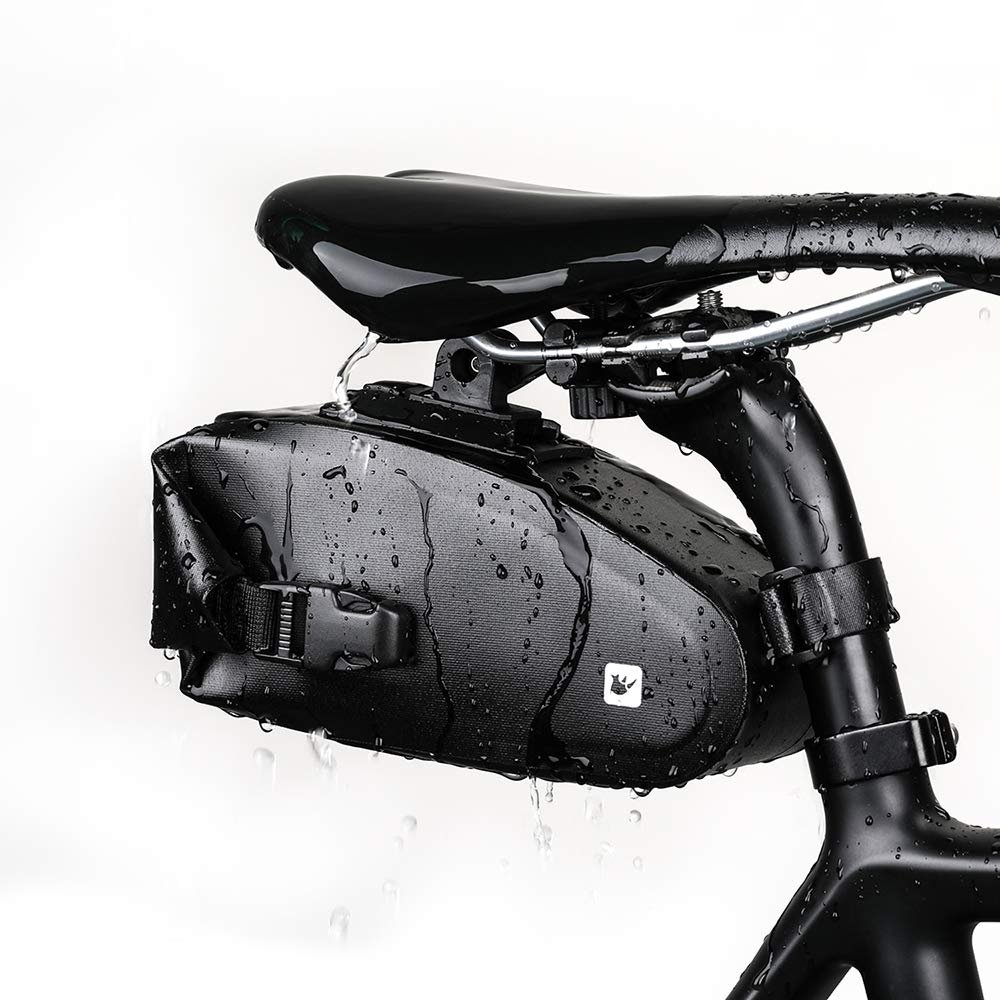 Rhinowalk Bike Saddle Bag Waterproof Bicycle Under Seat Bag Quick Disassembly Rainproof Mountain Road Bike Seat Bag Bicycle Professional Cycling Accessories
