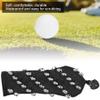 Keenso Golf Cover, Golf PU Skull Wooden Protector Cover Headcover Protector Accessory Black(S) view 2